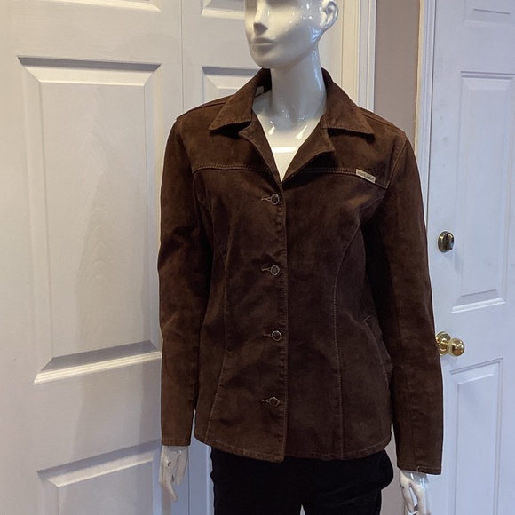 Skotts Suede Jackets & Blazers - Skotts Washable Suede Brown Suede Jacket size Medium